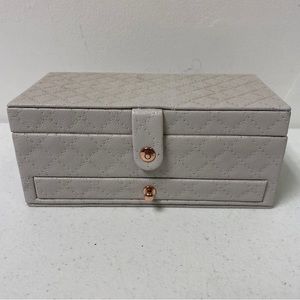 PANDORA Jewelry Box Organizer Gray With Drawer NEW Without Box